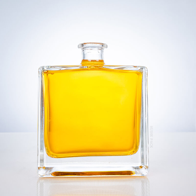 Vente à chaud bouteille d'alcool carré minimalisme raffiné