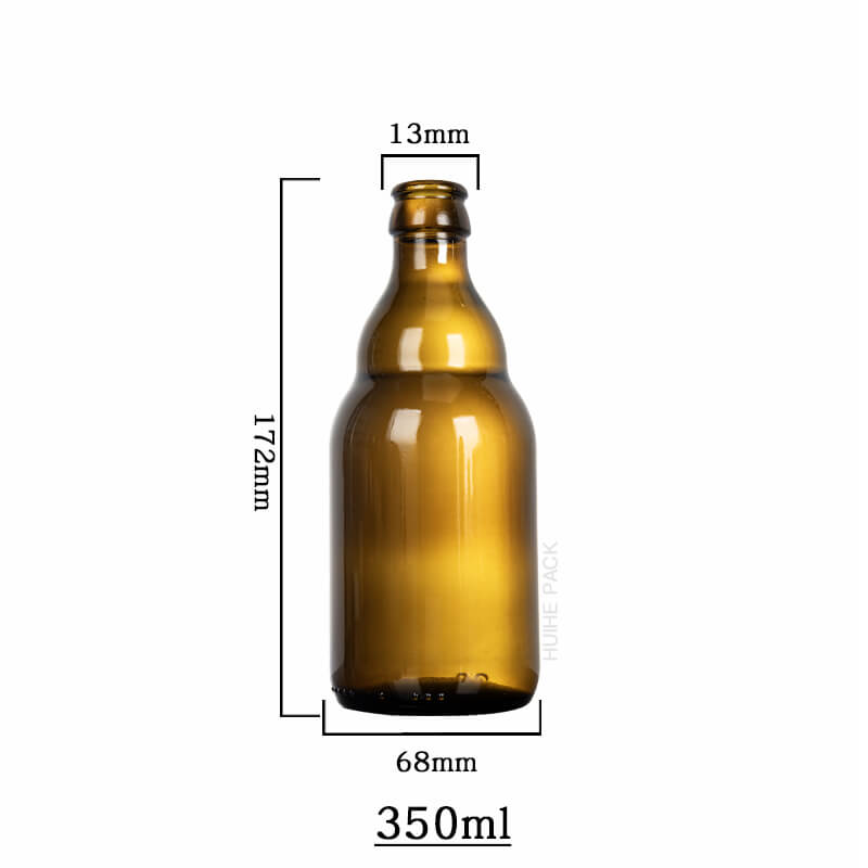 Amber Liquor Bottle01-12