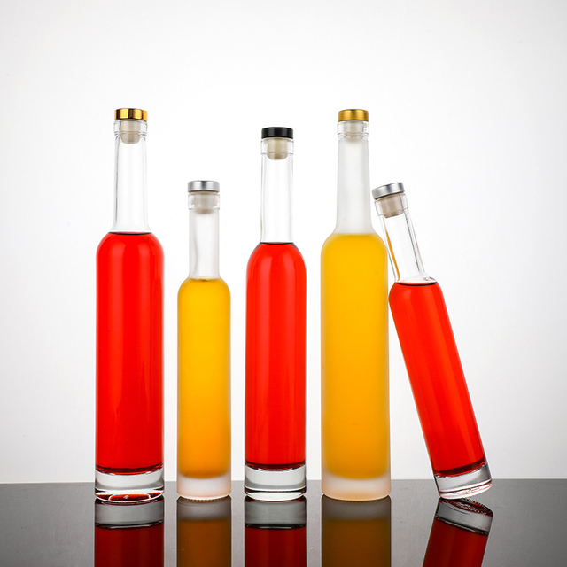 200 ml 375 ml 500 ml petites bouteilles en verre de vin de glace Eiswein avec bouchon