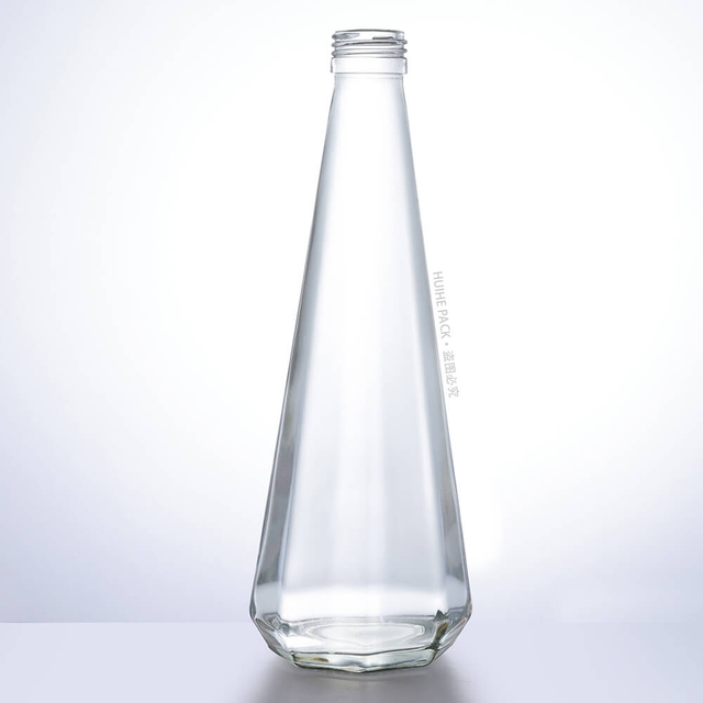 Bouteille d'eau en verre de conception unique de 330 ml, vente en gros 