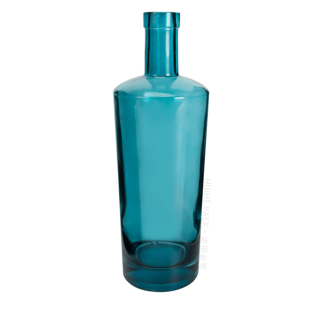 bouteille de whisky bleue