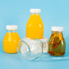 Bouteille en verre de jus de smoothie du bouchon à visser PP 300ml 500ml