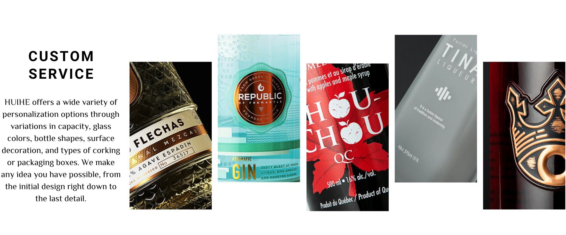 bouteilles de vodka personnalis&eacute;es