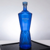 1500 ml bouteille d'esprit en verre vide irr&eacute;gulier avec bouchon en m&eacute;tal