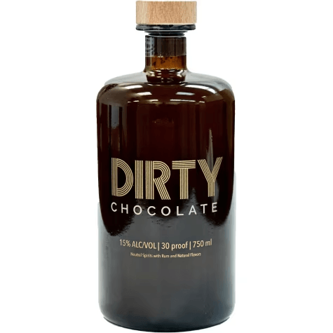 Bouteille de 750 ml de cr&egrave;me au chocolat sale