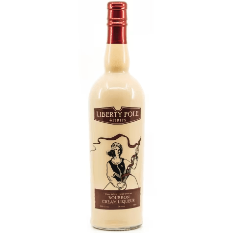 Bouteille de cr&egrave;me de bourbon Liberty Pole Spirits de 750 ml