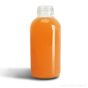 Bouteilles en verre transparentes rondes de 350ml 1000ml Kombucha