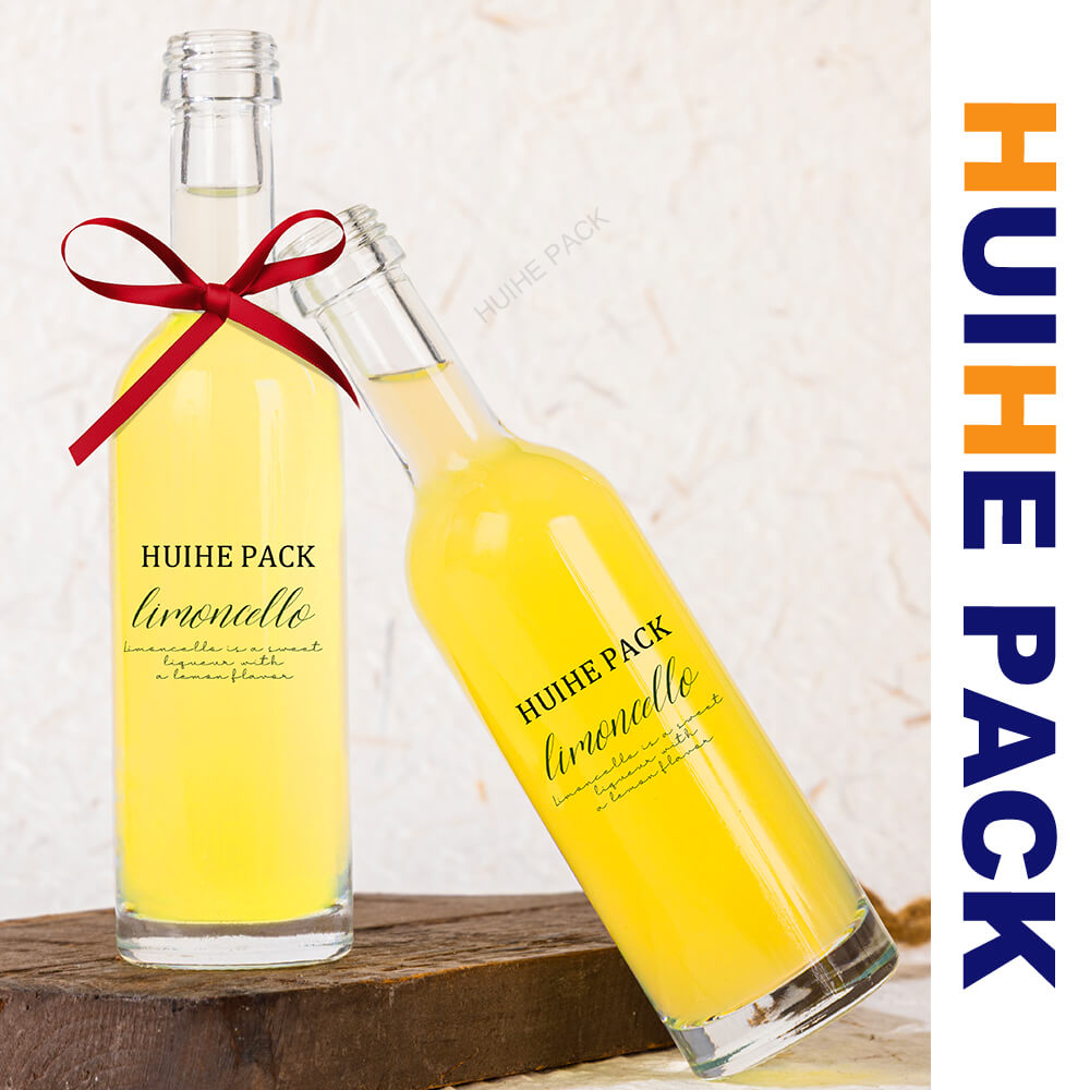bouteilles de limoncello pour les faveurs de mariage
