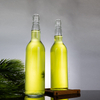 Fournisseur fiable chinois de bouteille de boisson en verre de finition de vis de 600 ml
