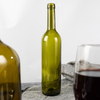 Bouteille de vin de Bordeaux en verre vert de 750 ml avec bouchon en T