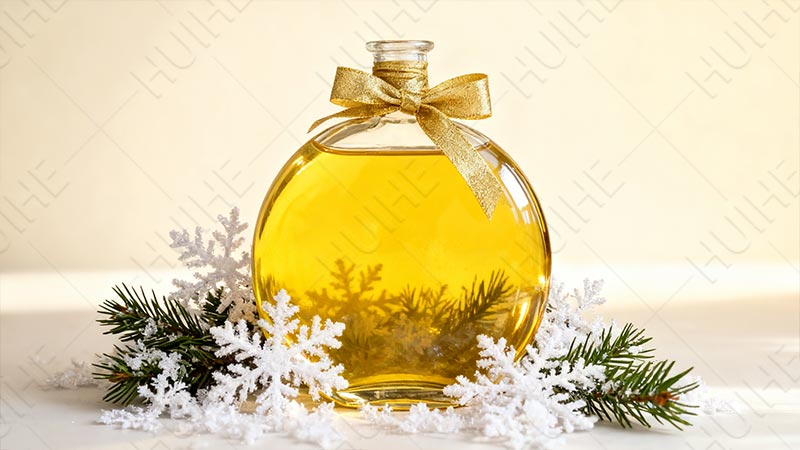 5 types de bouteilles d'alcool de No&euml;l - bouteille d'alcool ronde