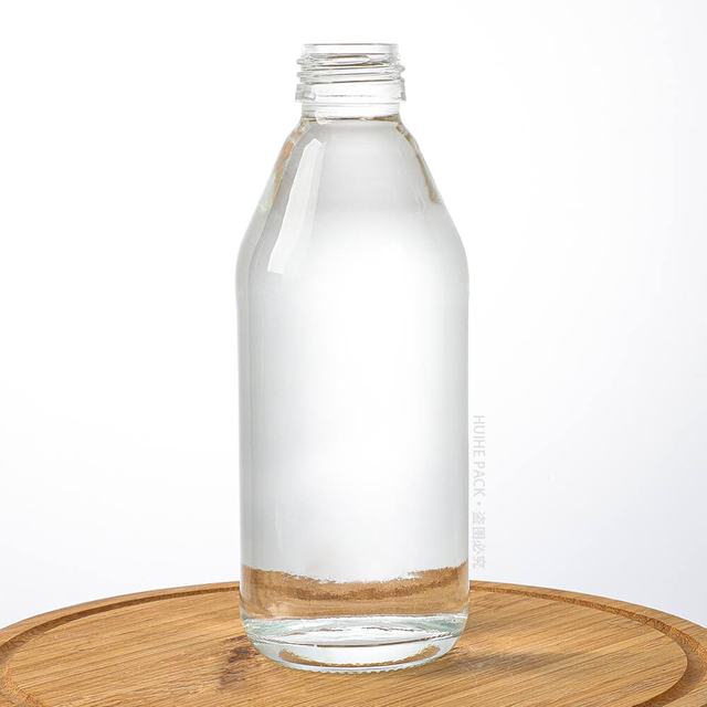 Bouteille de boisson Kombucha au lait laitier en verre de 250 ml