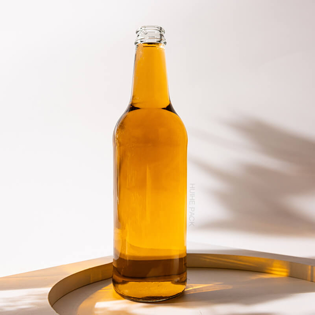 Bouteille de boisson en verre avec finition couronne de 750ML, pour jus de Soda Kombucha