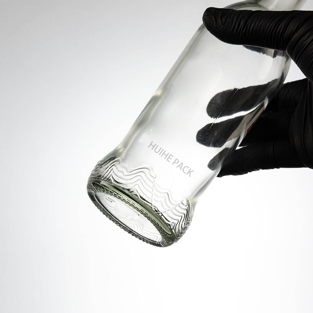 Bouteille d'eau en verre cylindrique de qualit&eacute; sup&eacute;rieure de 288 ml avec col long