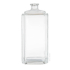 Bouteille d'alcool en verre rectangulaire de 1500 ml de 1500 ml