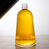 Forme de cloche 500 ml Bouteille d'alcool en verre avec courbes lisses