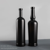Emballage en verre à base lourde de Tequlia de whisky de vodka de revêtement du noir 75CL