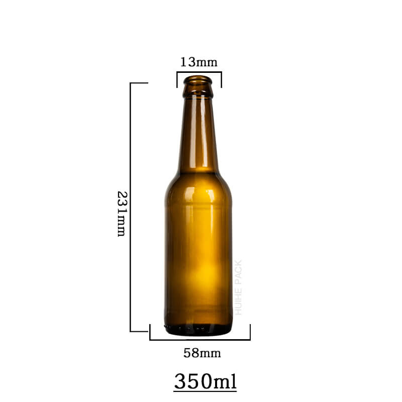 Amber Liquor Bottle03-14