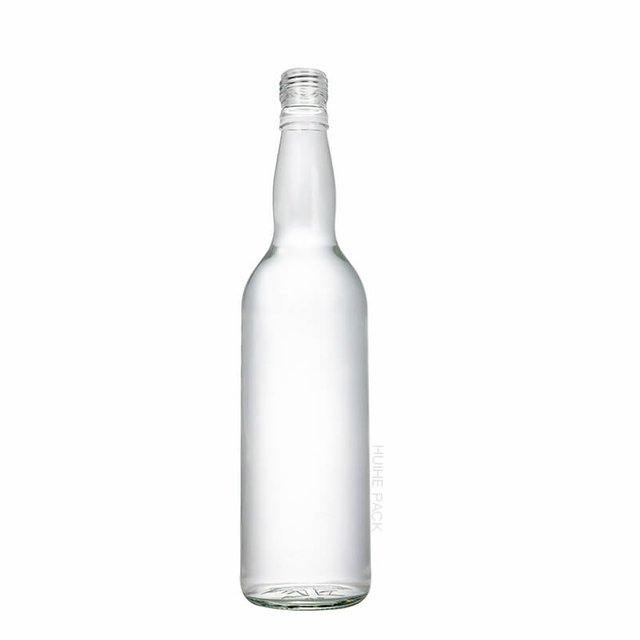 Fournisseur fiable chinois de bouteille de boisson en verre de finition de vis de 600 ml