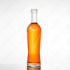 Bouteilles d'alcool miniatures rondes en verre transparent de 50 ml, vente en gros d'usine