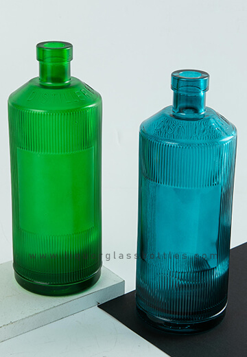 Bouteille en verre de tequila