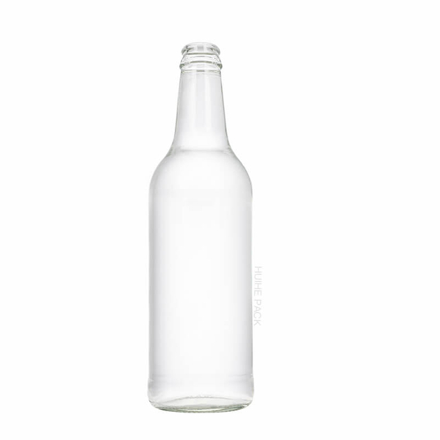 Bouteille de boisson en verre avec finition couronne de 750ML, pour jus de Soda Kombucha