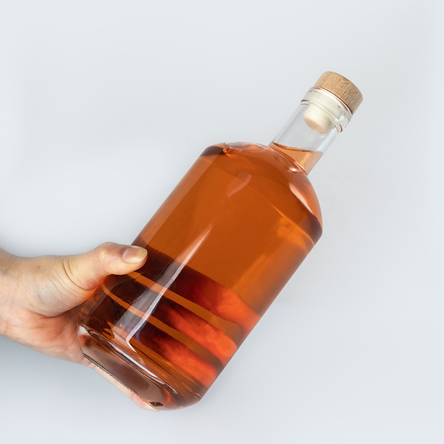 MOONEEA Super Flint Glass Liquor Bott Barn Top