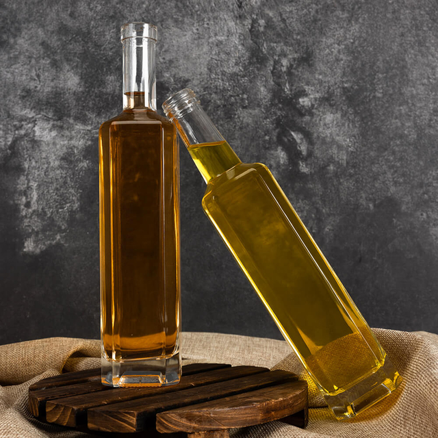 Long cou haut mince 500 ml bouteille en verre spiritueux