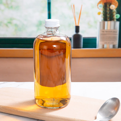 250 ml 500 ml Boston Kombucha bouteille de boisson en verre avec bouchon &agrave; vis