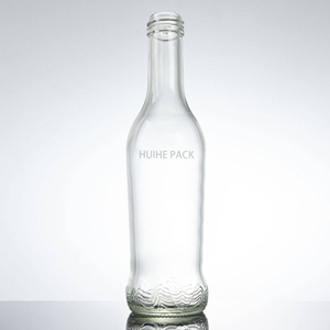 Bouteille d'eau en verre cylindrique de qualit&eacute; sup&eacute;rieure de 288 ml avec col long