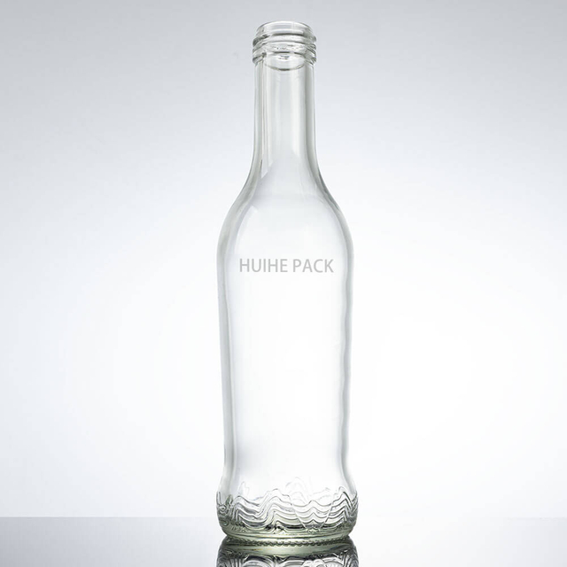 Bouteille d'eau en verre cylindrique de qualit&eacute; sup&eacute;rieure de 288 ml avec col long