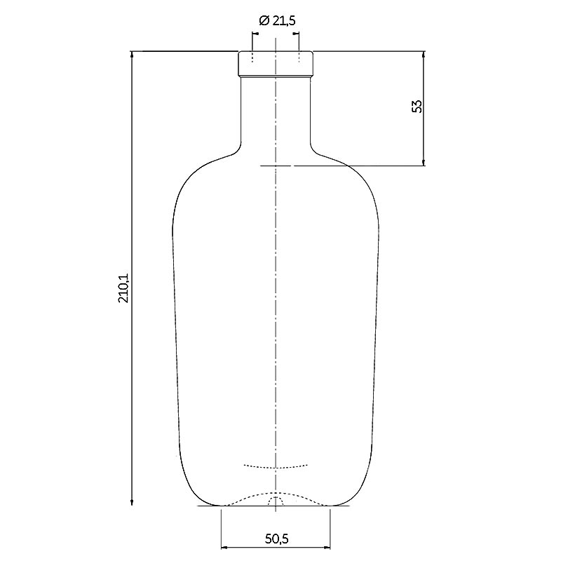 Bouteille de sumo en verre de 375 ml (9)
