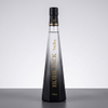 700 ml bouteille de vodka en verre transparent irr&eacute;gulier avec bouchons