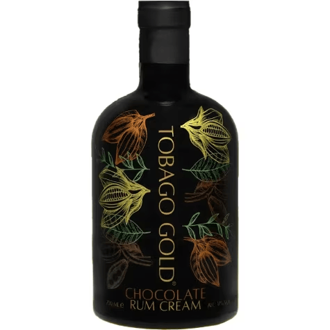 Bouteille de cr&egrave;me au rhum et au chocolat Tobago Gold de 700 ml