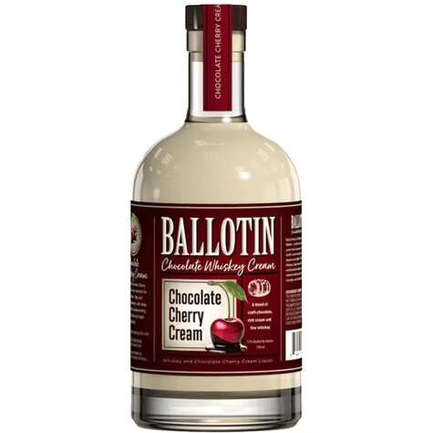Flacon Ballotin Cr&egrave;me Cerise Chocolat 750 ml
