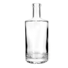 Bouteilles d'alcool en verre rondes droites du Jersey 250ml 375ml 700ml 750ml