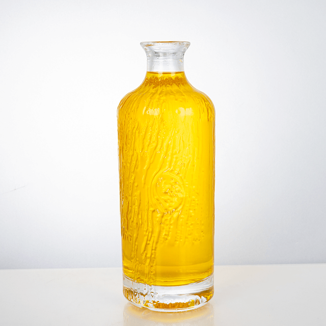 700 ml Modèle en relief de bouteille en verre à débit d'eau