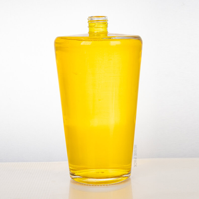 Bouteille d'alcool en verre du cylindre conique de 1000 ml