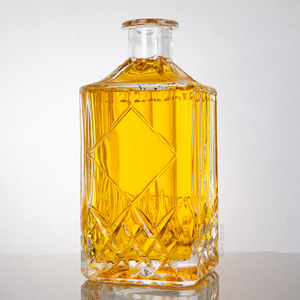 Angular Bouteilles en verre carré en verre carré