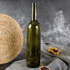 Bouteille de vin de Bordeaux en verre vert de 750 ml avec bouchon en T