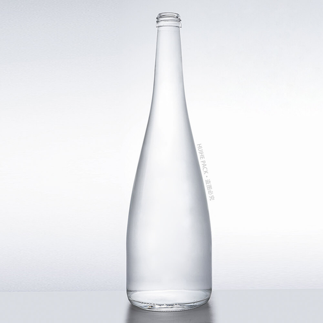 Bouteille d'eau en verre silex transparent de 900 ml, vente en gros 