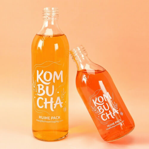 bouteilles de kombucha personnalis&eacute;es