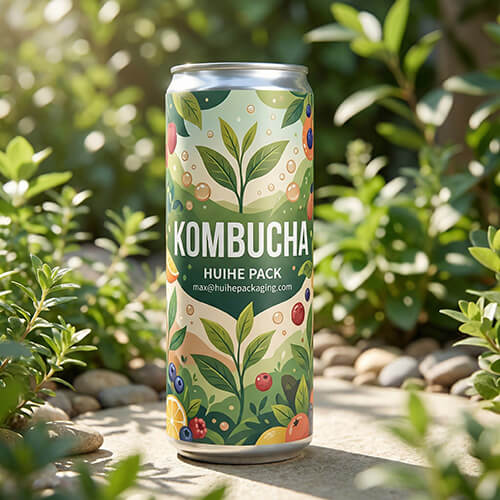 Canette de Kombucha en aluminium &eacute;l&eacute;gante