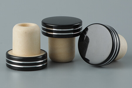 Bouchons supérieurs en aluminium