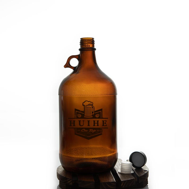 Grande cruche en verre à bière de 2,5 L et 4 L