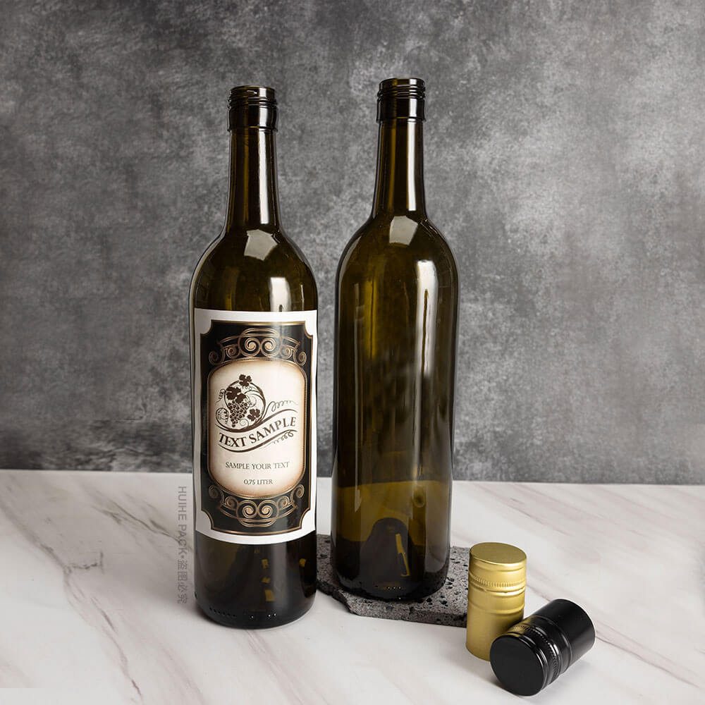 Vente en gros bouteilles en verre de vin