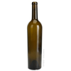 Bouteille en verre à vin Bordolese Elite vert antique de 750 ml