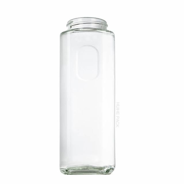 Bouteille d'eau Kombucha en verre à large ouverture de 500 ml, facile à tenir