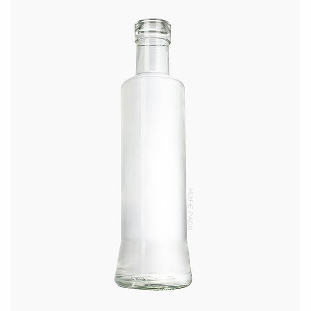 Bouteille de boisson en verre transparent cylindre 300ML, vente en gros