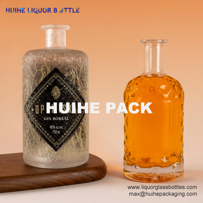 Bouteille d'alcool de finition carnette 1